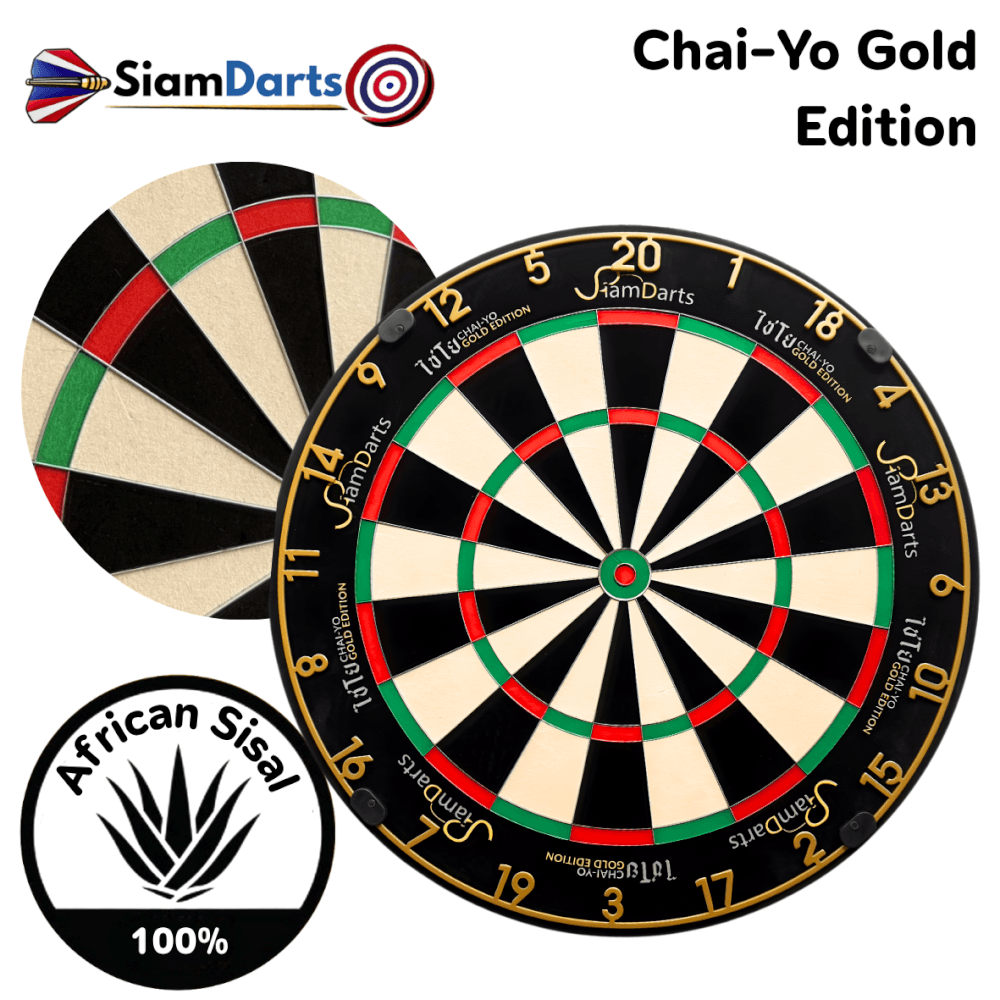 กระดานปาเป้า SIAMDARTS CHAI-YO GOLD EDITION DARTBOARD 18